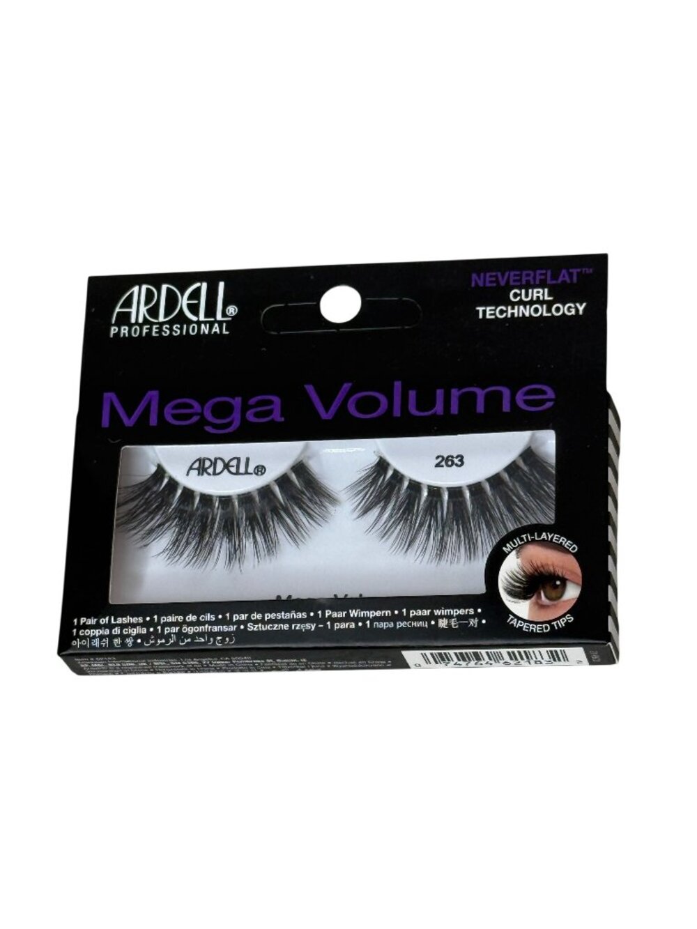 Ardell Mega Volume 263 False Eyelashes 3D Curl Multi Layered New